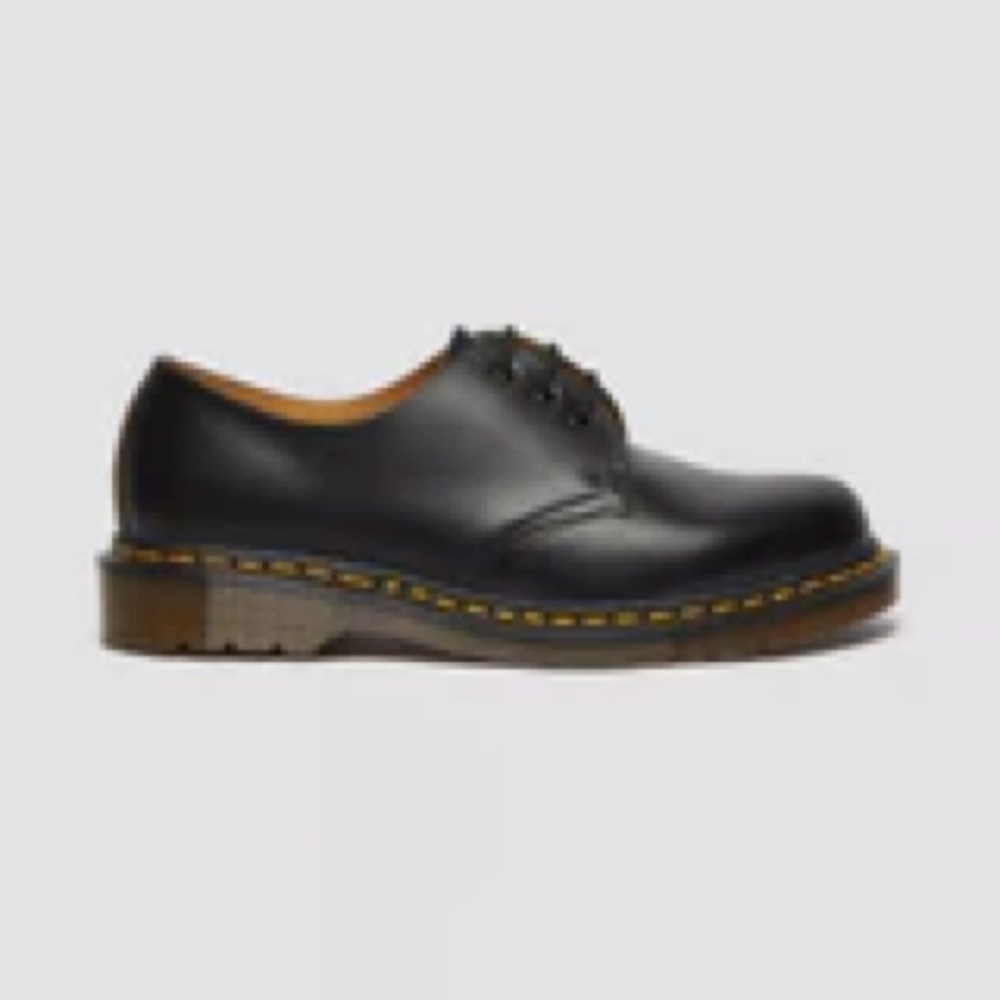 NEW DR. MARTENS - 1461 VINTAGE MADE IN ENGLAND OXFORD - BLACK QUILON size 12